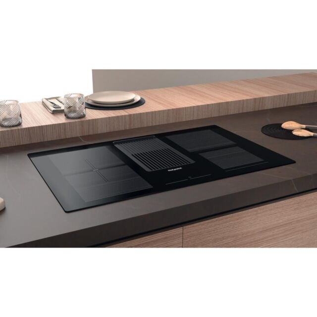 Hotpoint PVH92BKFKIT 90cm Venting Induction Hob