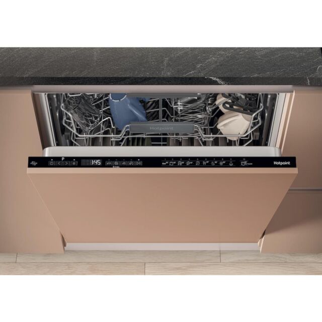 Hotpoint H7IB16M6LUK 16 Place Setting Integrated Full Size Dishwasher with Third Rack