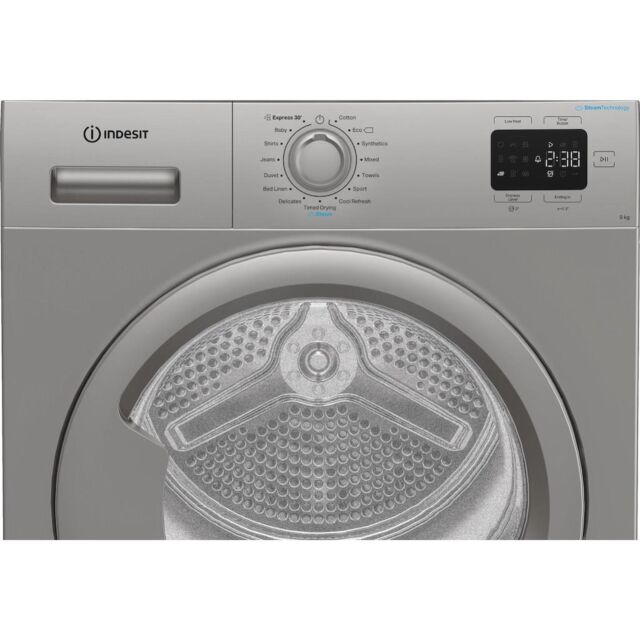 Indesit C YD 92D SS UK Freestanding 9kg Heat Pump Tumble Dryer