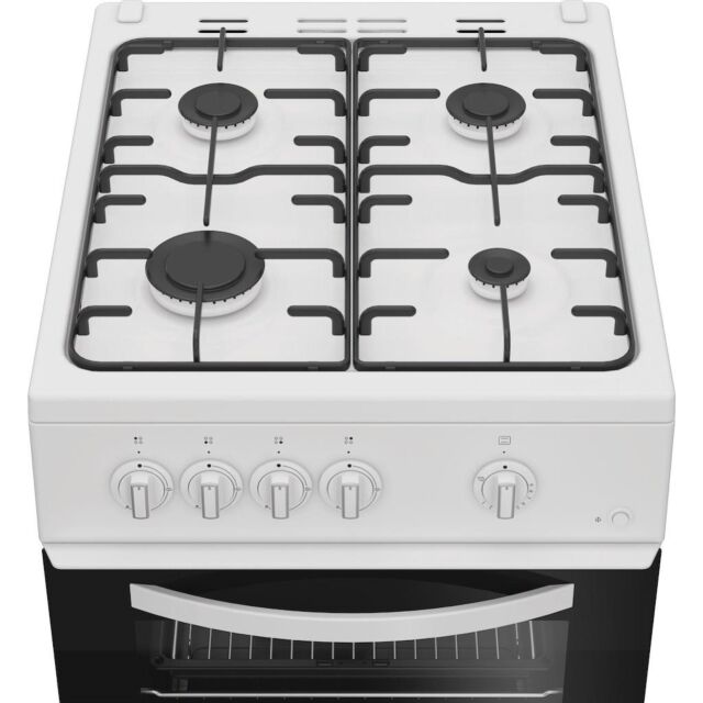 Indesit I5G1KMW Freestanding 50cm Gas Cooker - White