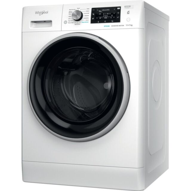 Whirlpool FFWDD 1174489 BSV UK Freestanding 11+7kg Washer Dryer