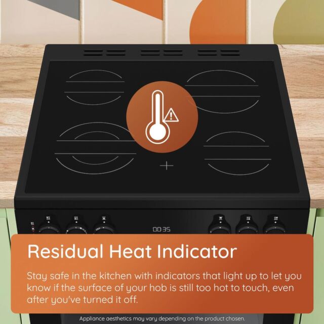 Hotpoint HDE6IDC2X Freestanding 60cm Induction Double Cooker - Inox