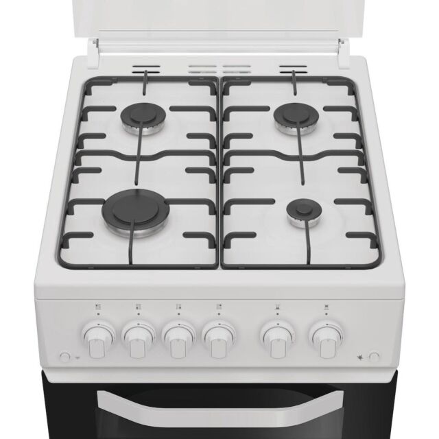 Hotpoint HTG5GCWL Freestanding 50cm Gas Cooker - White