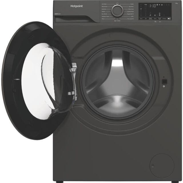 Hotpoint H101GANTISTAINUK AntiStain 10kg Washing Machine with Steam - Graphite