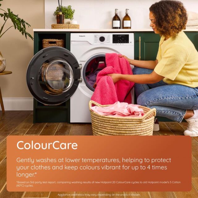 Hotpoint HBD9681ANTISTAINUK AntiStain Freestanding 9+6kg Washer Dryer - White