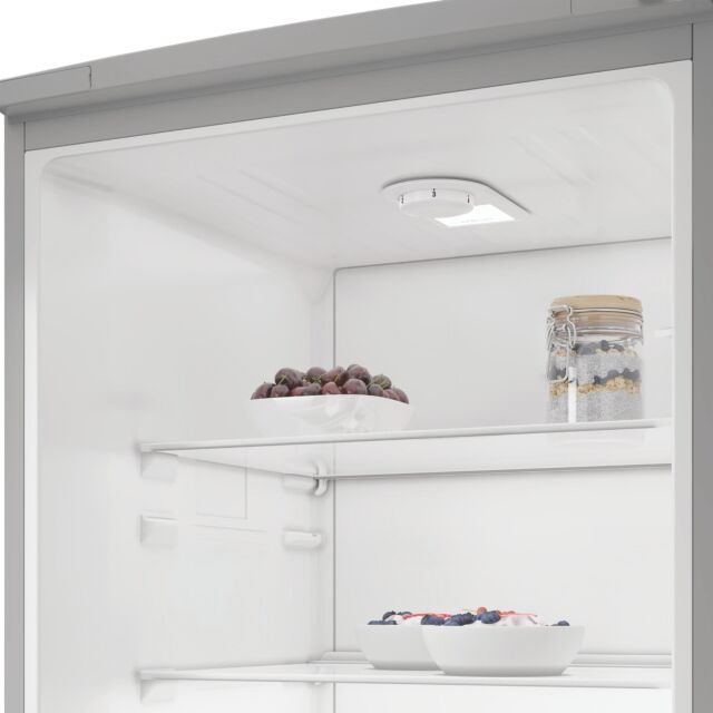 Indesit MLINS1411SEUK 367L Freestanding Low Frost Tall Larder Fridge - Silver