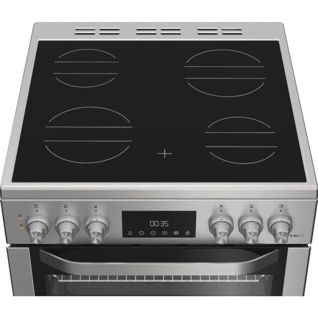 Hotpoint HDE6VDCAX 60cm Electric Cooker with Ceramic Hob