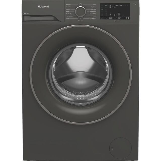 Hotpoint H101GANTISTAINUK AntiStain 10kg Washing Machine with Steam - Graphite