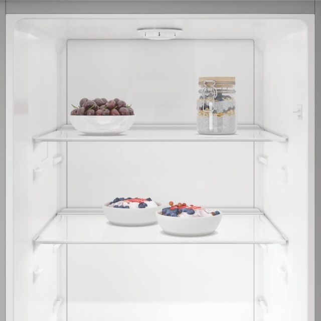 Indesit MLINS1411SEUK 367L Freestanding Low Frost Tall Larder Fridge - Silver