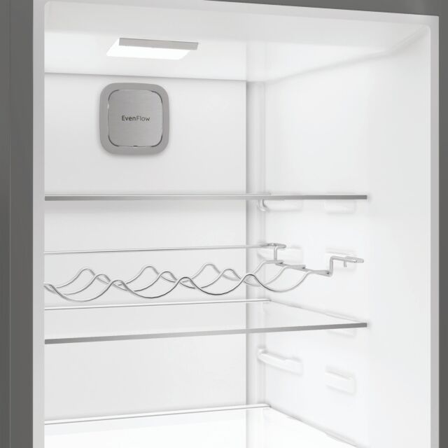 Hotpoint HPMLF6442XBR4UK 365L Freestanding Frost Free Tall Larder Fridge - Dark Inox