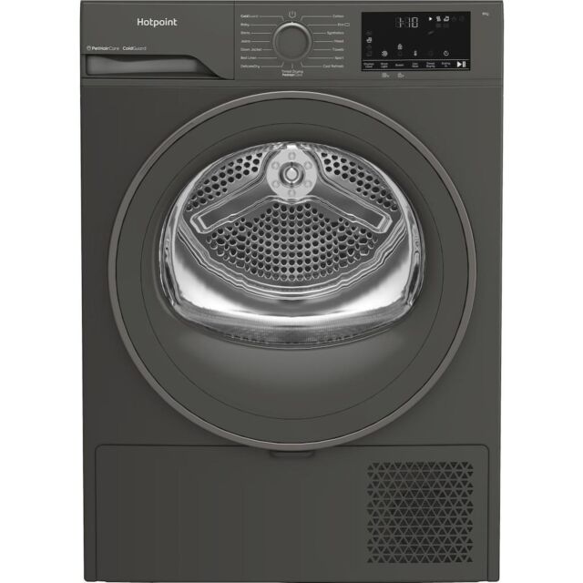 Hotpoint CHSD82MGGUK Freestanding 8kg Heat Pump Tumble Dryer with PetHairCare