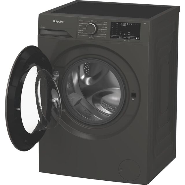 Hotpoint H101GANTISTAINUK AntiStain 10kg Washing Machine with Steam - Graphite