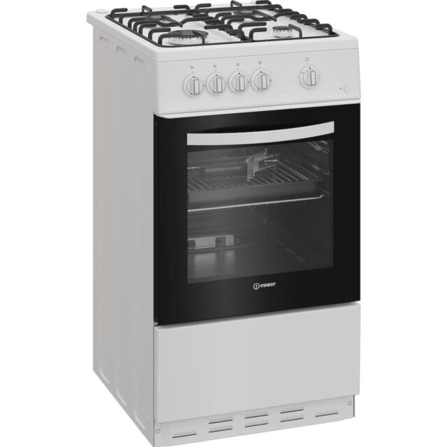 Indesit I5G1KMW Freestanding 50cm Gas Cooker - White