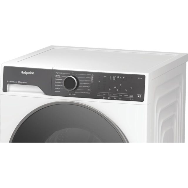 Hotpoint HPD9693CAREUK Fabric Care Pro 9kg Wash/6kg Dry Washer Dryer with HomeWhiz - White
