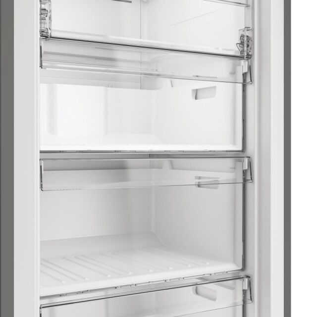 Hotpoint HPMFF1292XBR4UK 256L Freestanding Frost Free Tall Freezer - Dark Inox