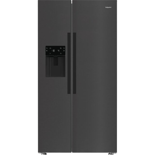 Hotpoint HPG2 6574W XBR5UK Dual No Frost American Fridge Freezer with FreshShield - Inox