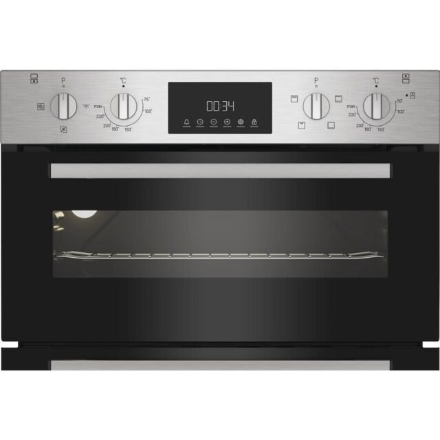 Indesit DUI10DIX Built-In Double Oven - Inox