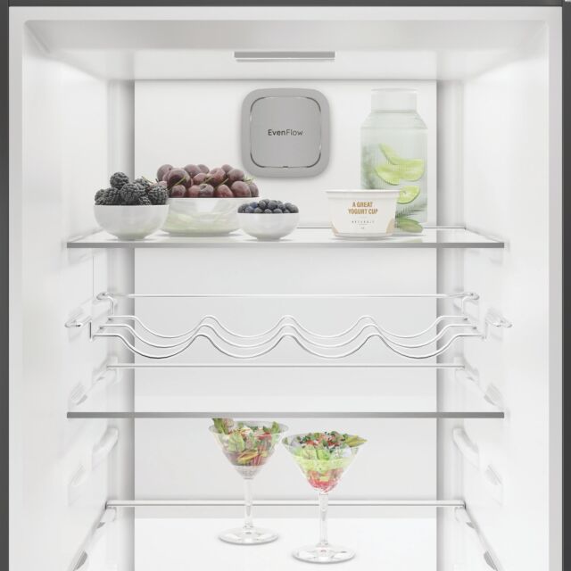 Hotpoint HPMLF6442XBR4UK 365L Freestanding Frost Free Tall Larder Fridge - Dark Inox