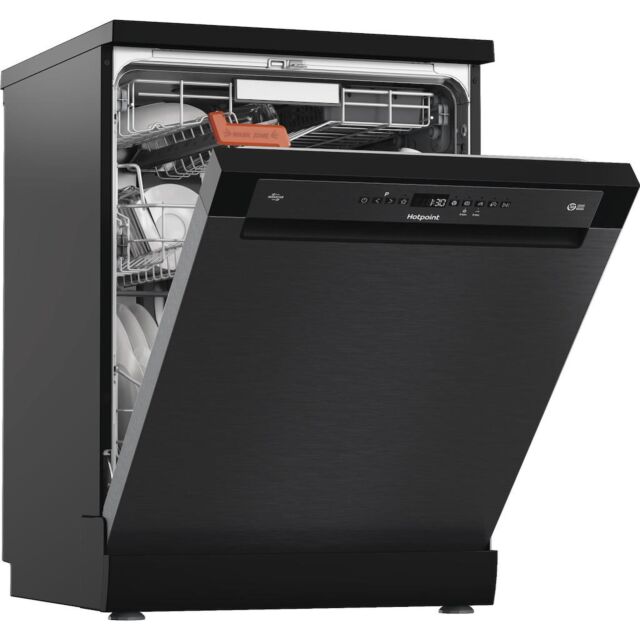 Hotpoint H8F HP51BS UK Freestanding 60cm Dishwasher - Black
