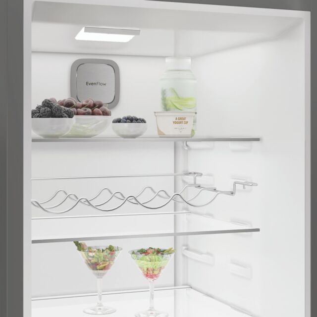 Hotpoint HPMLF6442XBR4UK 365L Freestanding Frost Free Tall Larder Fridge - Dark Inox