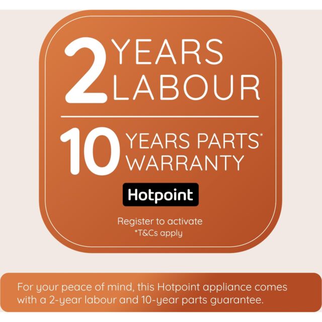 Hotpoint HPK26493XP5UKV 490L Freestanding 70/30 Dual No Frost Fridge Freezer with VitalCare - Brushed Steel