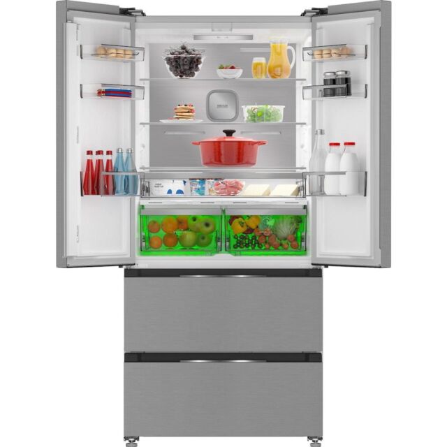 Hotpoint HPG26513XBR4UK Dual No Frost American Fridge Freezer with VitalCare - Dark Inox