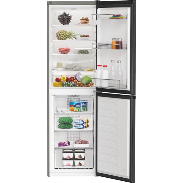Hotpoint HPKH1261XBR4UK Freestanding No Frost 50/50 Fridge Freezer - Black