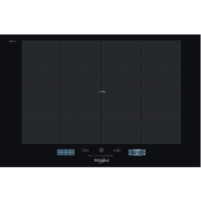 Whirlpool SMP 778 C/NE/IXL SmartCook Induction Hob 8 Zone 75cm - Black
