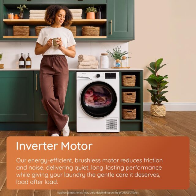Hotpoint CHSD83MGGUK Freestanding 8kg Heat Pump Tumble Dryer with ColdGuard - Manhattan Gray