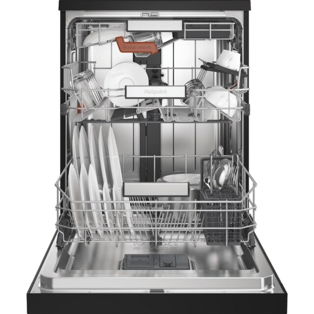 Hotpoint H8F HP51BS UK Freestanding 60cm Dishwasher - Black