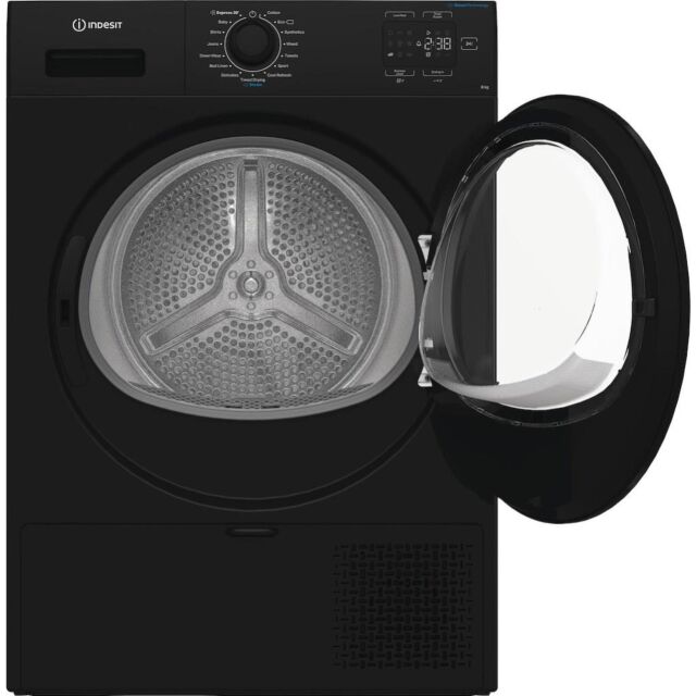 Indesit C YSD 82D BB UK Freestanding 8kg Heat Pump Tumble Dryer