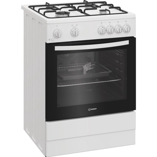 Indesit I6GGMMWUK Freestanding 60cm Gas Single Cooker - White