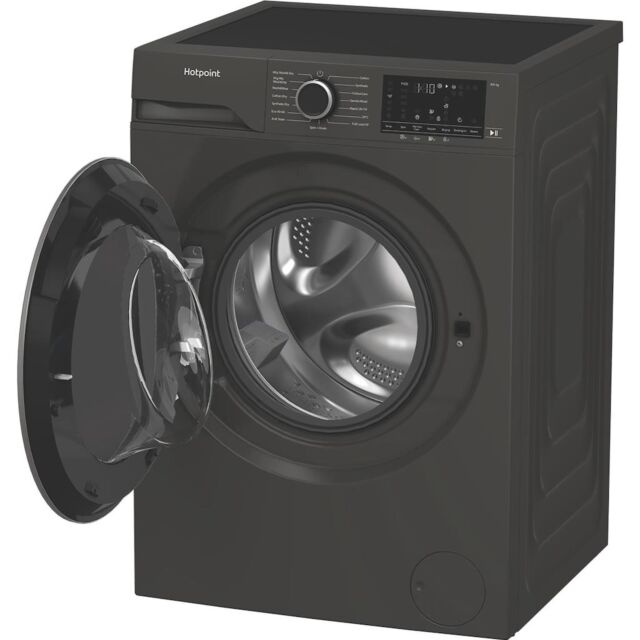 Hotpoint HBD8680GANTISTAINUK AntiStain Freestanding 8+6kg Washer Dryer - Graphite