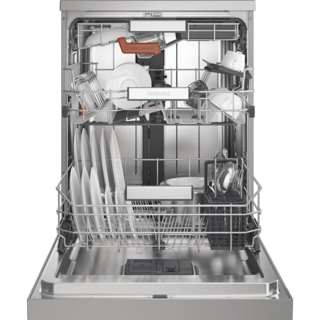 Hotpoint H8F HP51X UK Freestanding 60cm Dishwasher - Stainless Steel