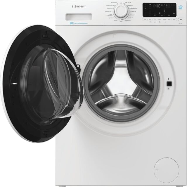 Indesit IDP10747PUSHGOUK 10kg Wash 7kg Dry 1400rpm Freestanding Washer Dryer with Steam - White