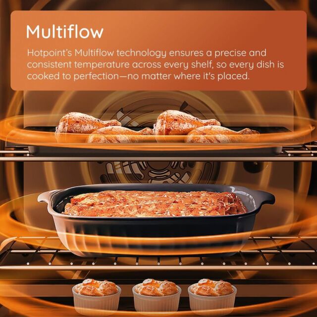 Hotpoint HO458HBUK Built-In Single Oven - Black