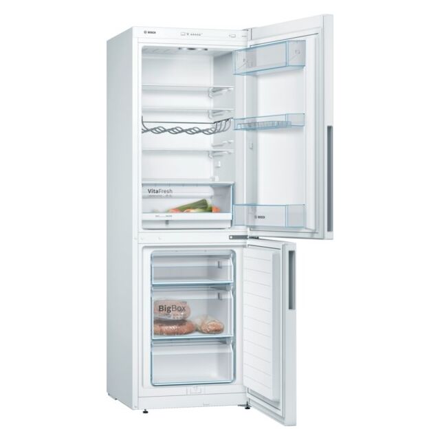 Bosch KGV336WEAG, Free-standing fridge-freezer with freezer at bottom