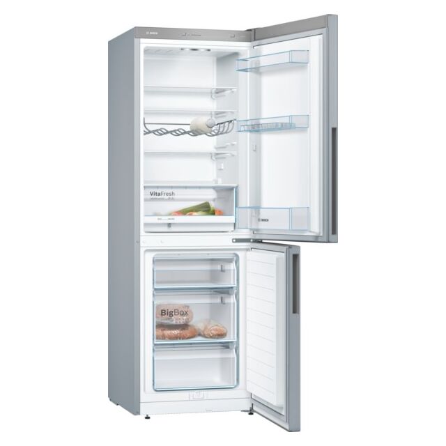 Bosch KGV33VLEAG, Free-standing fridge-freezer with freezer at bottom