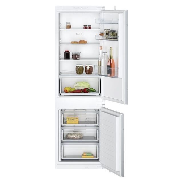 Neff KI7861SE0G, Built-in fridge-freezer with freezer at bottom