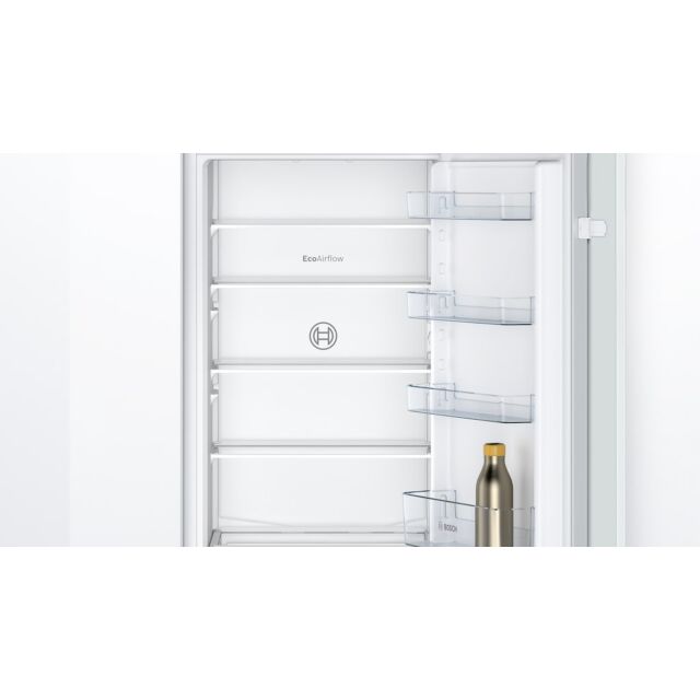 Bosch KIV87NSE0G, Built-in fridge-freezer with freezer at bottom