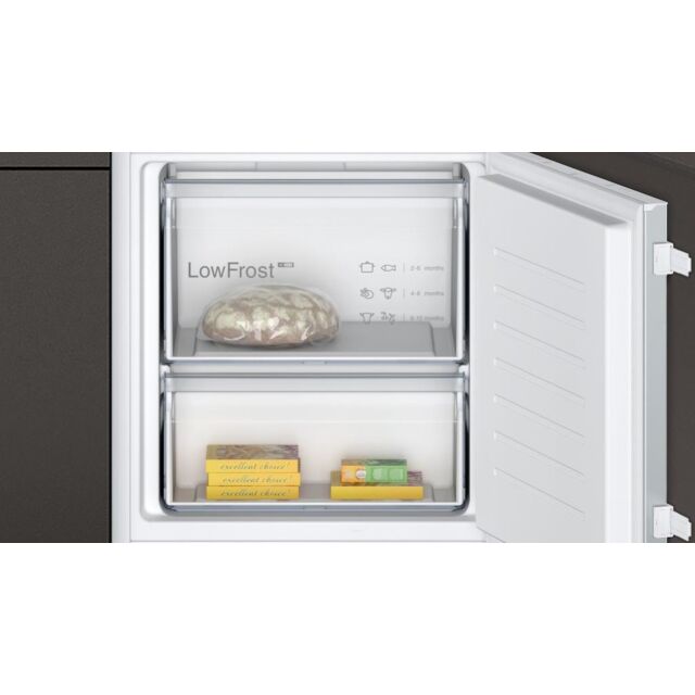 Neff KI5872SE0G, Built-in fridge-freezer with freezer at bottom