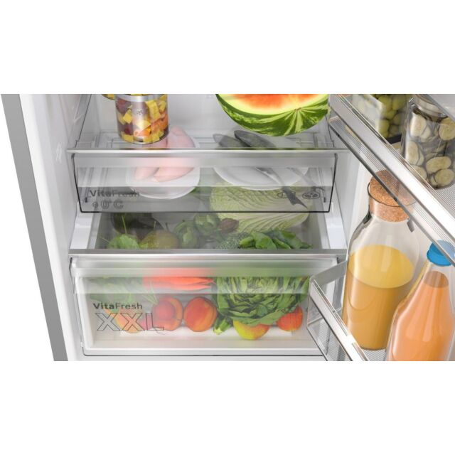 Bosch KGN362LDFG, Free-standing fridge-freezer with freezer at bottom