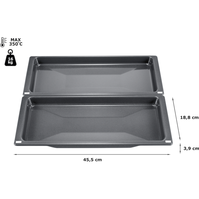 Bosch HEZ530000, Slim universal pan