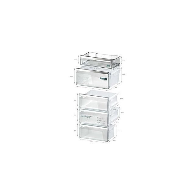 Siemens KG39NAIAU, Free-standing fridge-freezer with freezer at bottom