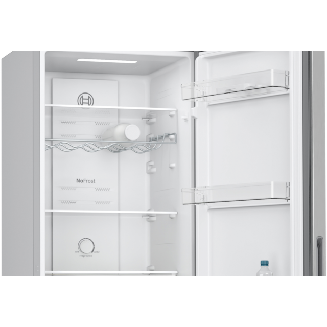 Bosch KGN27NLEAG, Free-standing fridge-freezer with freezer at bottom