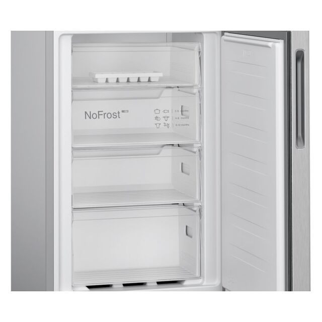 Bosch KGN27NLEAG, Free-standing fridge-freezer with freezer at bottom