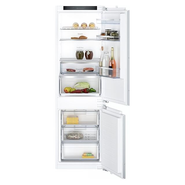 Neff KI7862FE0G, Built-in fridge-freezer with freezer at bottom