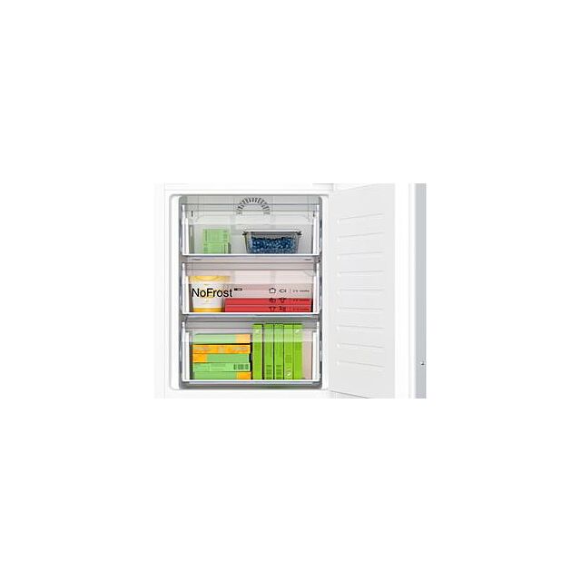 Neff KI7863DD0G, Built-in fridge-freezer with freezer at bottom