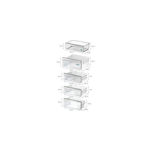 Siemens KI96NVFD0, Built-in fridge-freezer with freezer at bottom