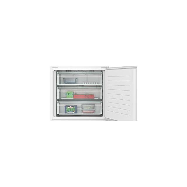 Siemens KB96NNSE0, Built-in fridge-freezer with freezer at bottom